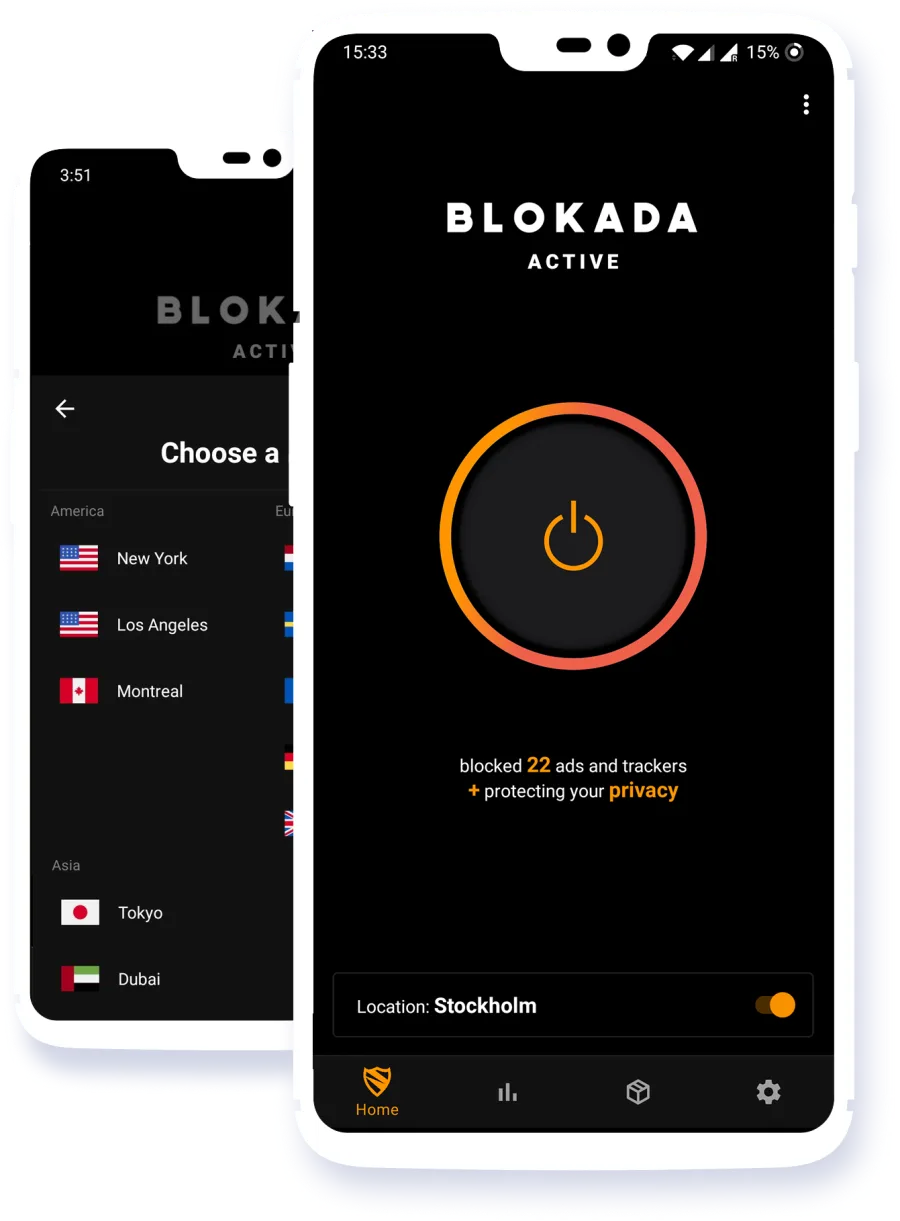 Blokada Plus, the VPN